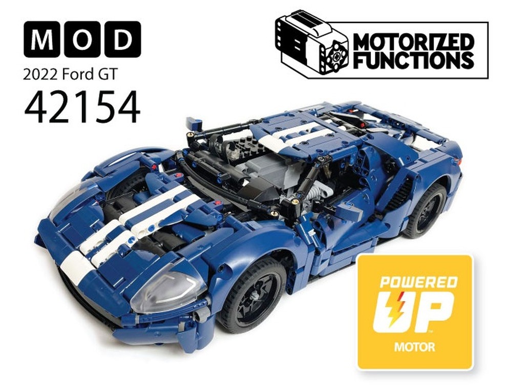 Lego 42154 Ford GT RC MOD for Powered Up Motors