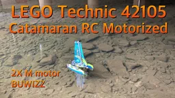 LEGO Technic 42105 catamaran RC motorized