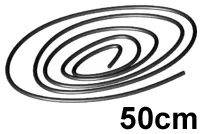 String Cord Thin (0.5mm) 50cm / Black