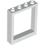 Lego Door Frame 1 x 4 x 4, no Holes / White