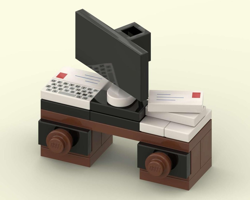 Lego Clerk's Desk