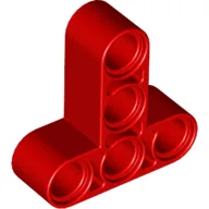 Technic Beam 3 x 3 T-Shape Thick / Red