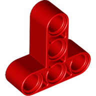 Lego Technic Beam 3 x 3 T-Shape Thick / Red