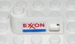 Door 1 x 3 x 1 Left with Exxon Logo Pattern (Sticker) - Set 6696