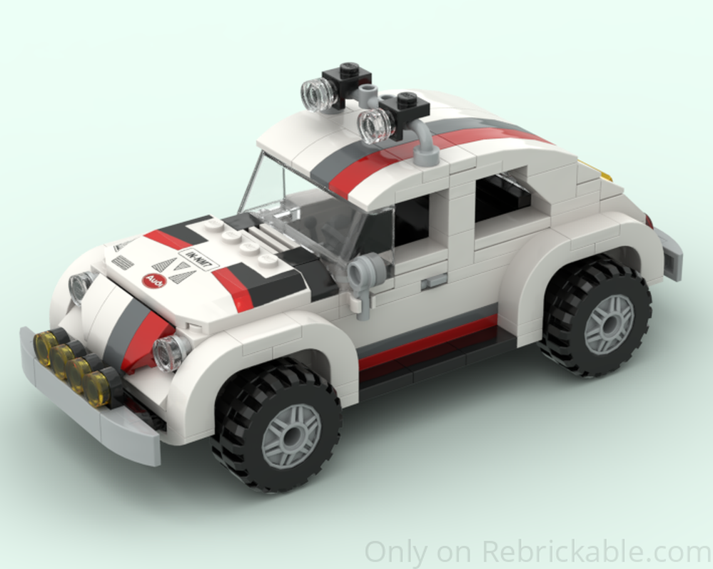 Lego 1967 Volkswagen Beetle Rally Car