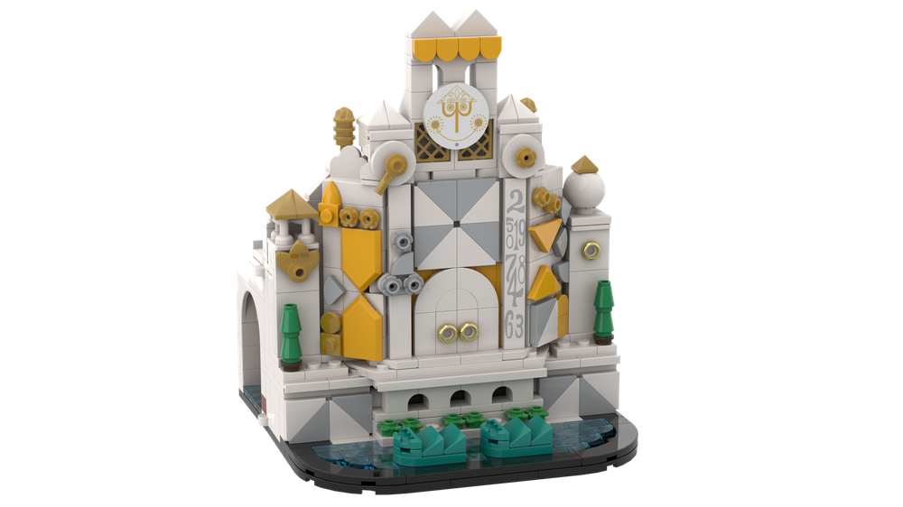 Lego It's a Small World Microscale Clocktower