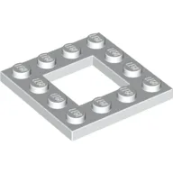 Plate Special 4 x 4 with 2 x 2 Opening / White