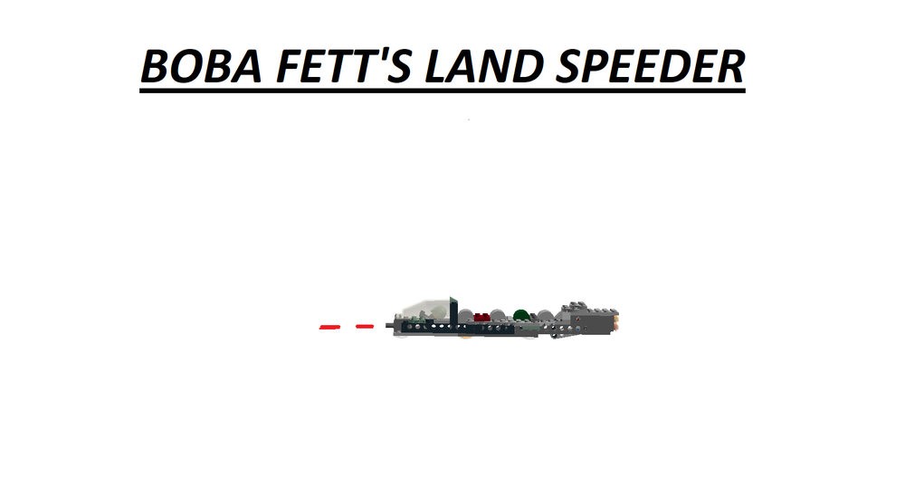 Lego 75312 Boba Fett's land speeder