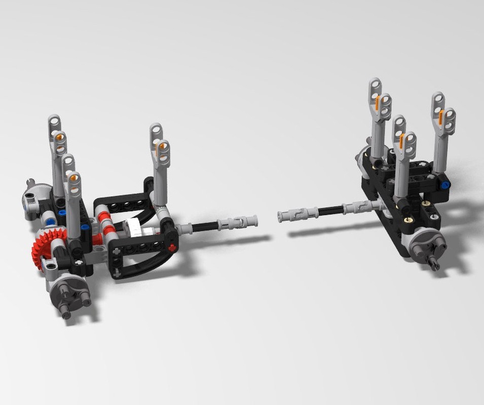 Lego Adjustable height suspension