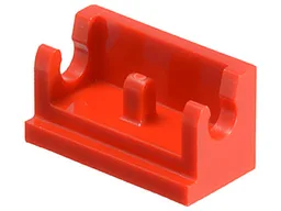 Hinge Brick 1 x 2 Base / Red