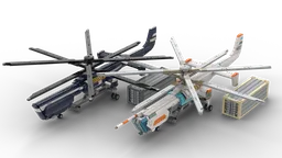 Cyberpunk Heavy Lift Helicopter