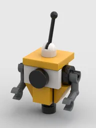 Claptrap [Thick Version] from Borderlands (Minifigure Scale)