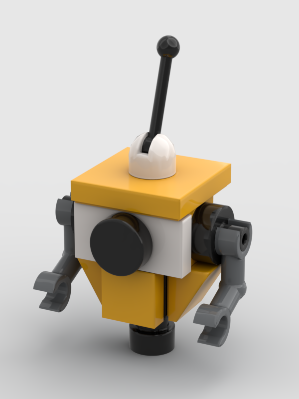 Lego Claptrap [Thick Version] from Borderlands (Minifigure Scale)
