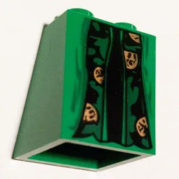 Brick Sloped 65° 2 x 2 x 2 with McGonagall Robe Print
