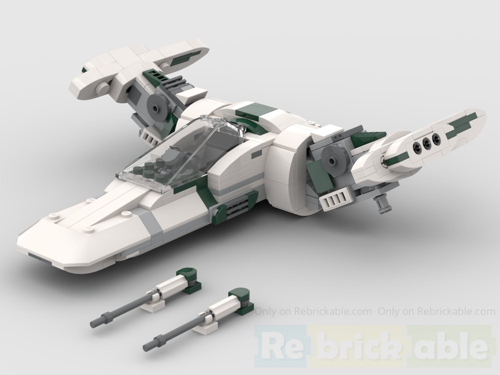 Lego Incom T-7 Avis high-altitude airspeeder.