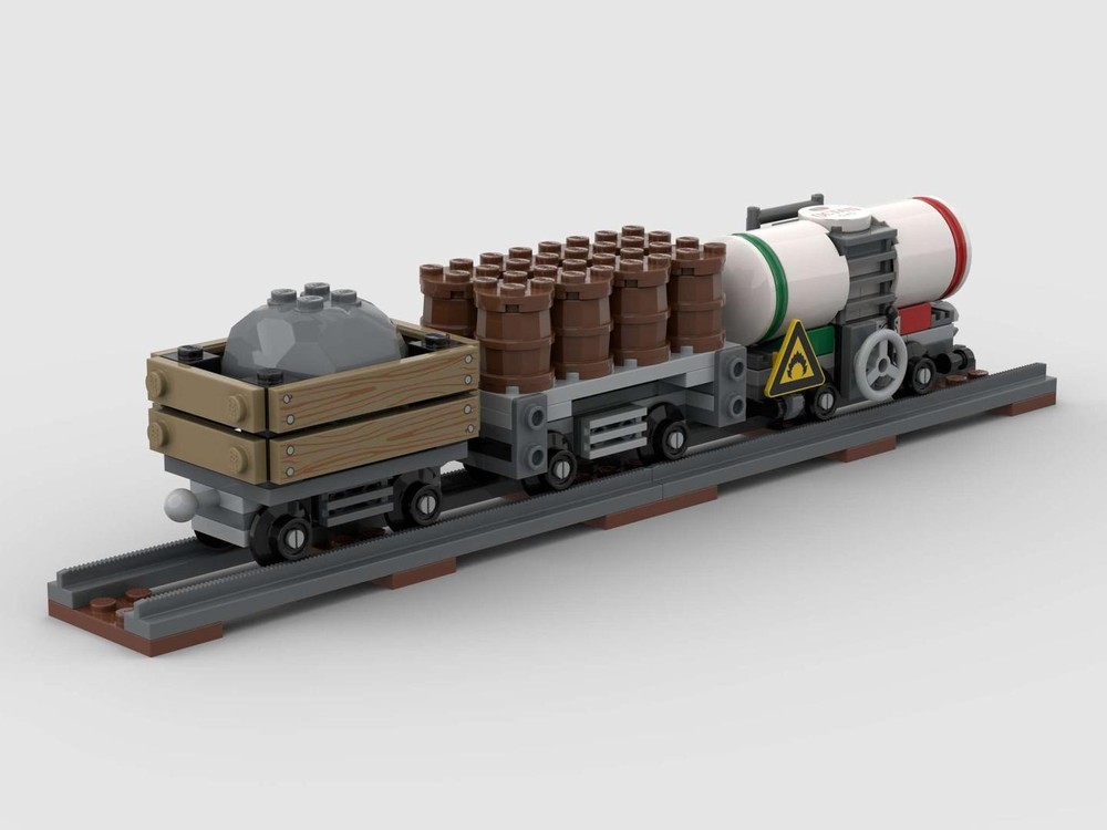 Lego Brickticks Carriage Works NG Freight Stock Pack No. 2
