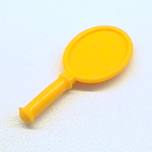 Lego Belville / Scala, Equipment Hand Mirror / Bright Light Orange