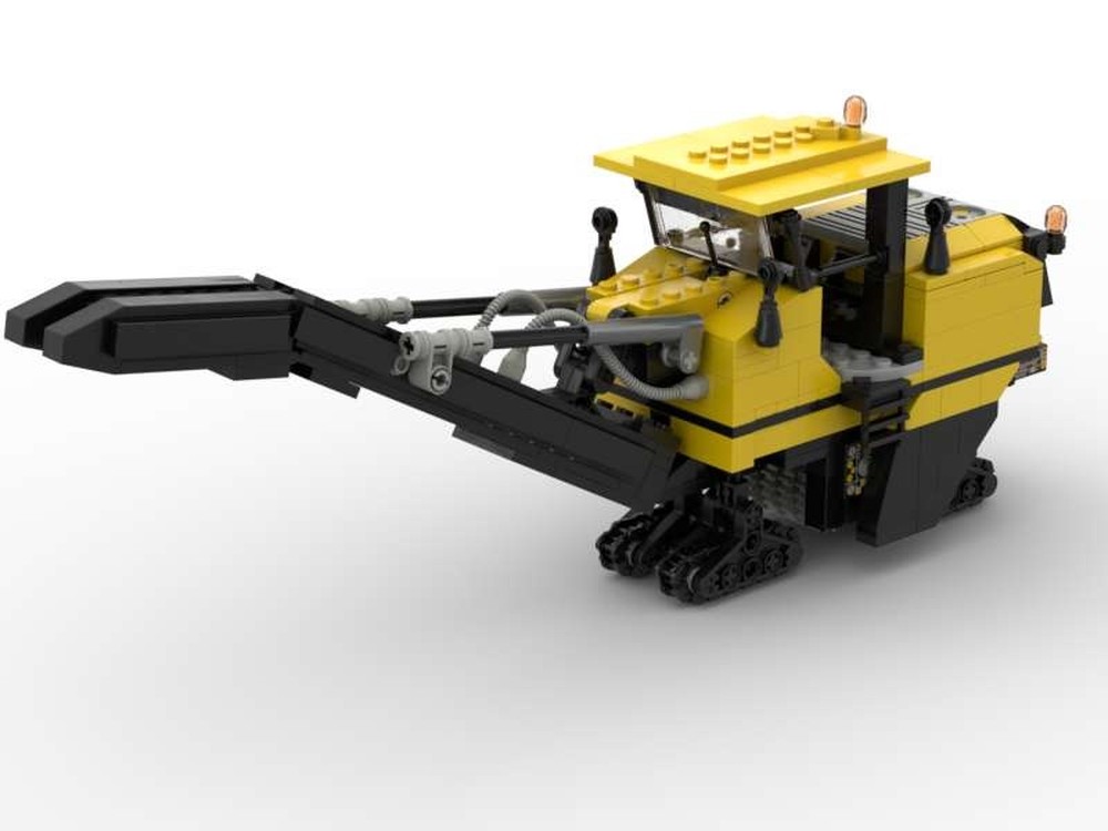 Lego Asphalt Road Crawler Cold Milling Machine