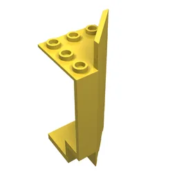 Panel 3 x 3 x 6 Corner Wall / Yellow