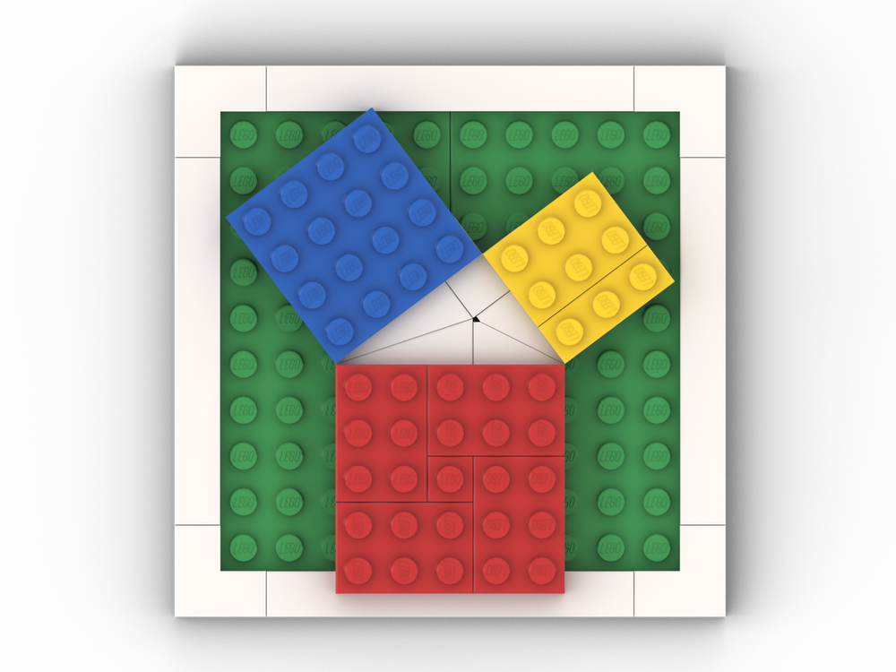 Lego Pythagorean Triangle - Next Level!