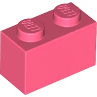 Brick 1 x 2 / Coral