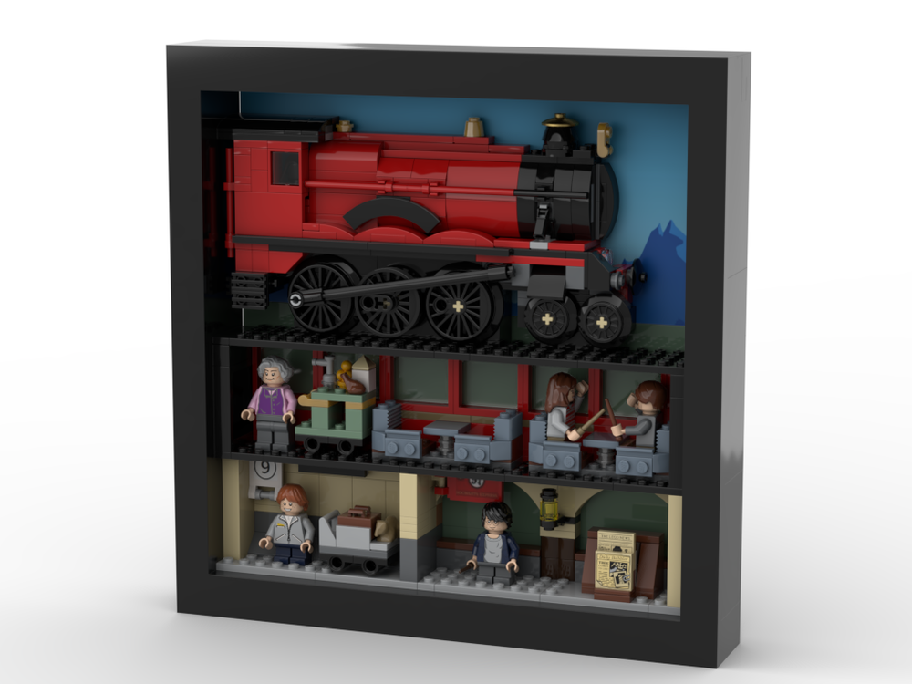 Lego 75955 Hogwart s Express in Photo Frame (B Model)