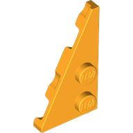 Lego Wedge Plate 2 x 4 27° Left / Bright Light Orange