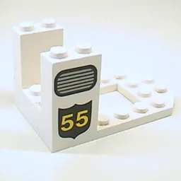 Cockpit 7 x 4 x 3 with Grille and 55 Print / White