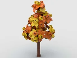 Small deciduous tree in fall (Version 1)