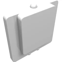Glass for Window 1 x 2 x 2 Plane / White