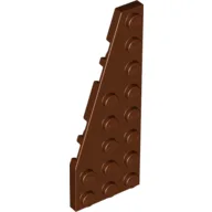 Wedge Plate 8 x 3, 22° Left / Reddish Brown