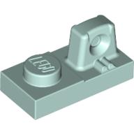 Lego Hinge Plate 1 x 2 Locking with 1 Finger On Top / Aqua