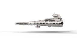 Medium Scale Imperial Star-Destroyer with Tantive IV (landing gear version)