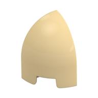 Lego Brick Round Curved 1 x 1 x 1 1/3 Quarter Dome / Tan