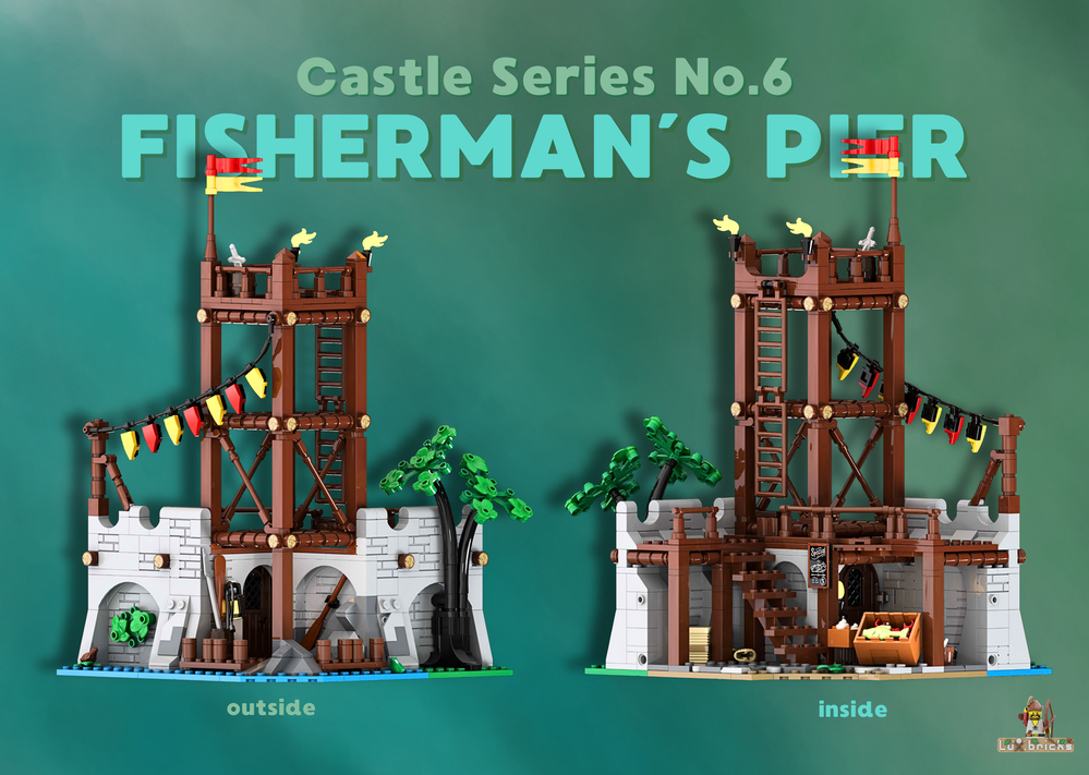Lego Fisherman's Pier (Castle Series No. 6)