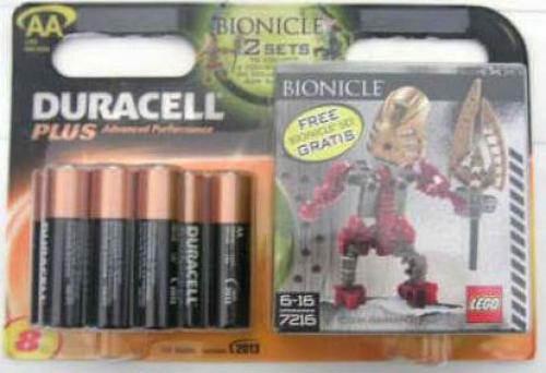Lego Gold Good Guy - looking Right (Duracell 8 pack AA) {Turaga Lhikan}