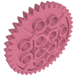 Technic Gear 40 Tooth / Medium Dark Pink