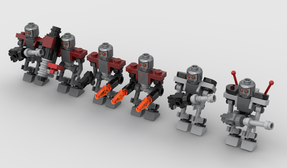 Lego *UPDATED* Helldivers 2 Automaton Troopers