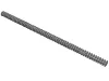 Hose, Ribbed 7mm D. 19L / 15.2cm / Flat Silver