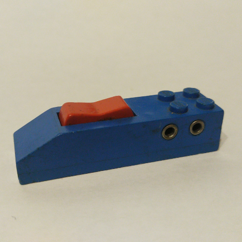 Lego Train Track 12V Switch Button / Blue