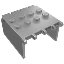 Windscreen 4 x 4 x 2 Canopy Extender, Hinge / Trans-Brown