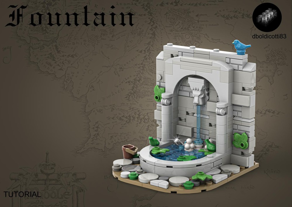 Lego Caste wall Fountain