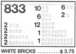 Parts Pack, White Bricks