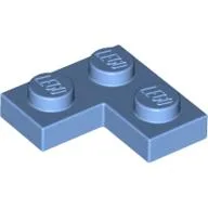 Plate 2 x 2 Corner / Medium Blue