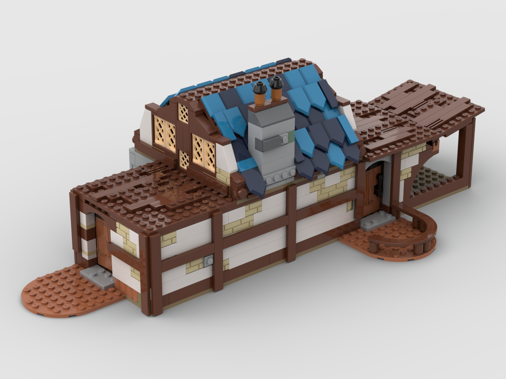 Lego Medieval Tavern And Inn - 21325 Alternate Build