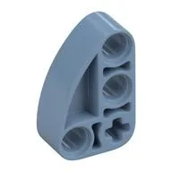 Technic Beam 2 x 3 L-Shape with Quarter Ellipse Thick / Sand Blue