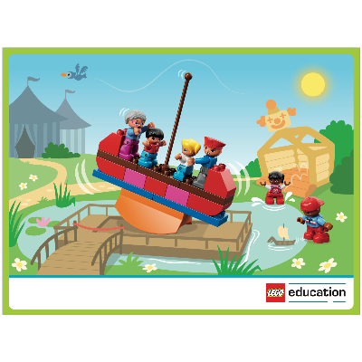 Lego Activity Card, Set 45024-1, Card 7 / [No Color/Any Color]