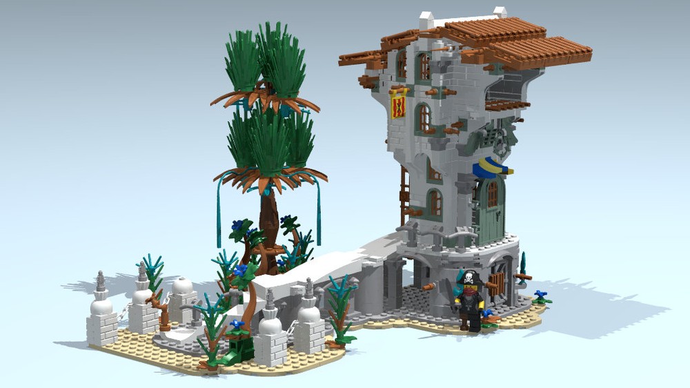 Lego South Italian Soldiers' Fort - Amalfi Coast - Pirates around the world III