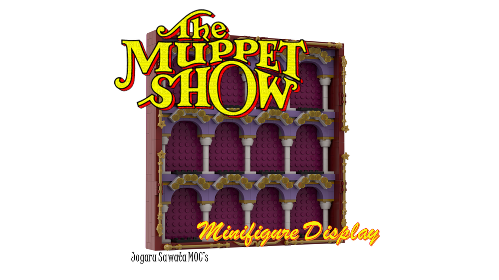 Lego Muppet show minifigures display