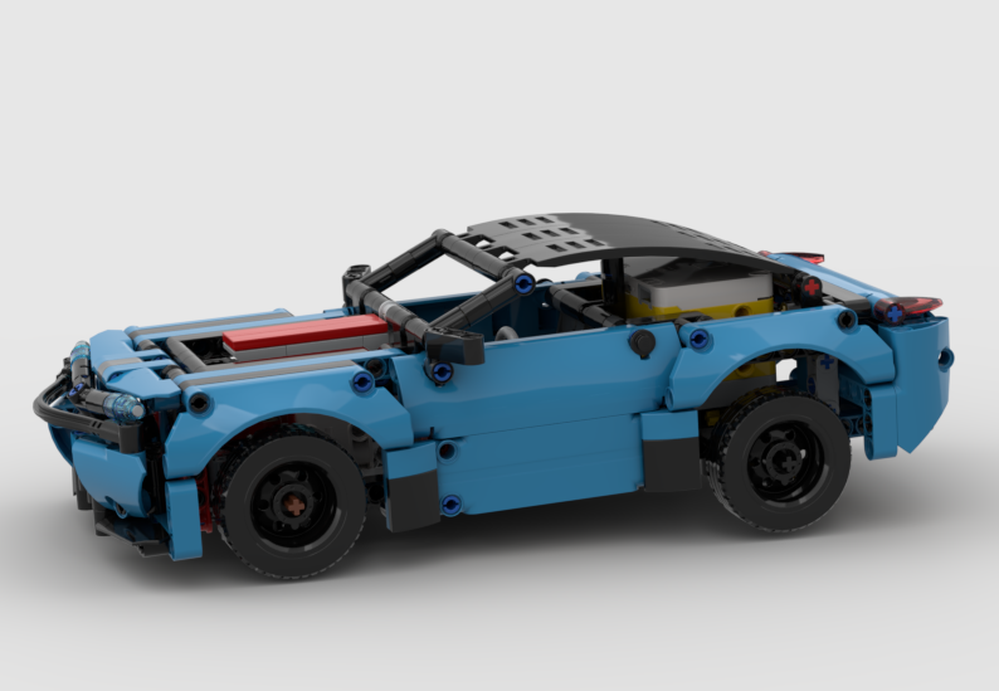 Lego 42098 car PU motorization